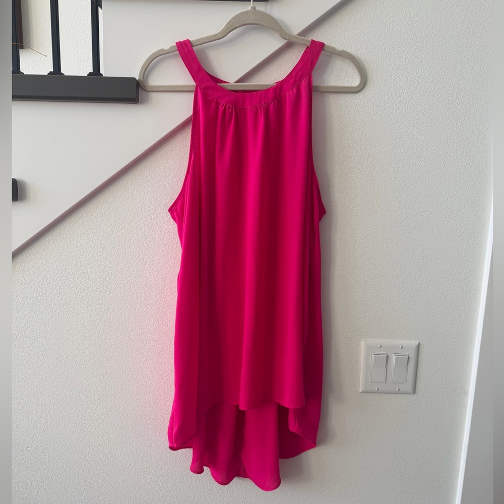 Torrid Hot Pink Sleeveless Top - High/Low